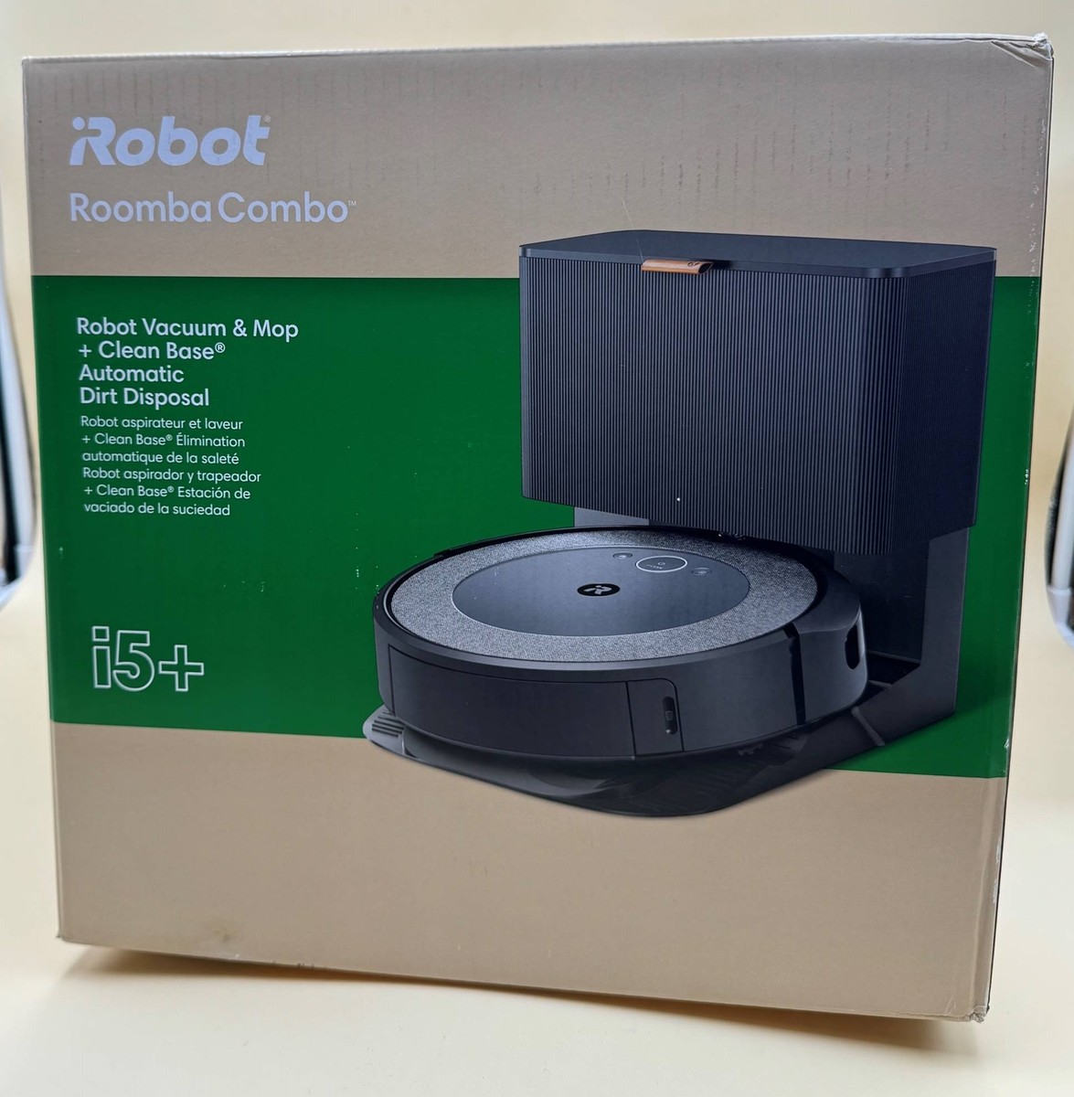 iRobot Roomba Combo i5+ Self-Emptying Robot Vacuum & Mop iRobot Roomba Combo i5+ Self-Emptying Robot Vacuum & Mop