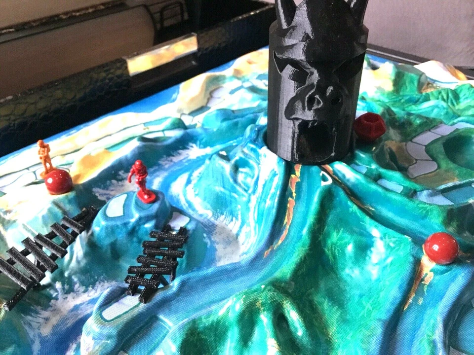 1986 Vintage Fireball Island Compatible Board Game REPLACEMENT PARTS Only - Image 2 of 4