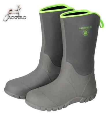Mens Neoprene Wellington Boots Garden Mud Wellies Waterproof Festival  Walking Sz UK