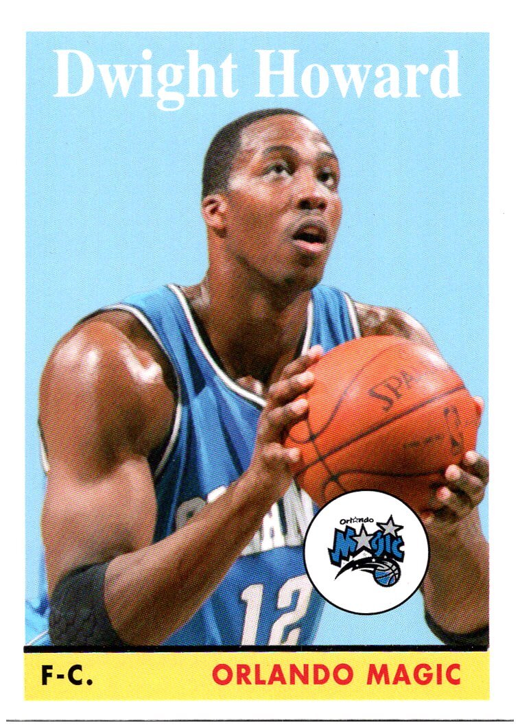 2008-09 Topps #12 Dwight Howard - 1958-59 Variations FREE SHIPPING!