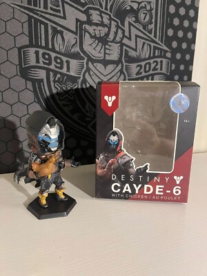 Destiny 2 Cayde 6 mit Huhn Bigshot Toyworks 4 zoll Figur Selten Destiny