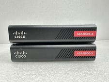 LOT OF 2 Cisco ASA 5506-X Network Security Firewall Appliance ASA5506 v04 NO A/C