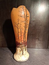 Vase En Verre émaillé De Legras Art Nouveau