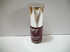 No7 Gel Finish Nail Colour Polish - Deep Wine