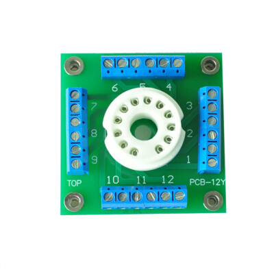 12 Pin Tube Sockets Experiment Boards for Tube Project DIY Prototype Test 1pc