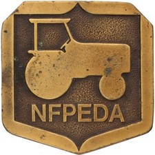 Nfpeda Case Ih International Harvester Ag Farming Farm 1970s Vintage Belt Buckle
