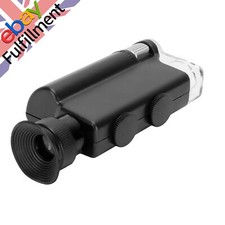 200-240X LED Light Mini Magnifier Pocket Loupe Glass Jeweler Microscope Jewelry