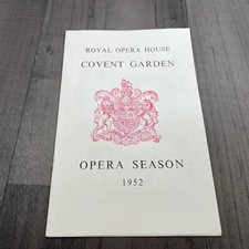 Opera Season Royal Opera House Covent Garden 1951 Official Programme Rare