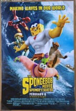 THE SPONGEBOB MOVIE SPONGE OUT OF WATER MOVIE POSTER DS ORIGINAL FINAL 27x40