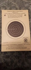 (65) Vintage National Target Co. NRA Official 75ft Small Bore Rifle Targets A-6