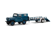 1961 Nissan Patrol Hard Top w/ Trailer 1:64 Scale Model - Greenlight 32310A