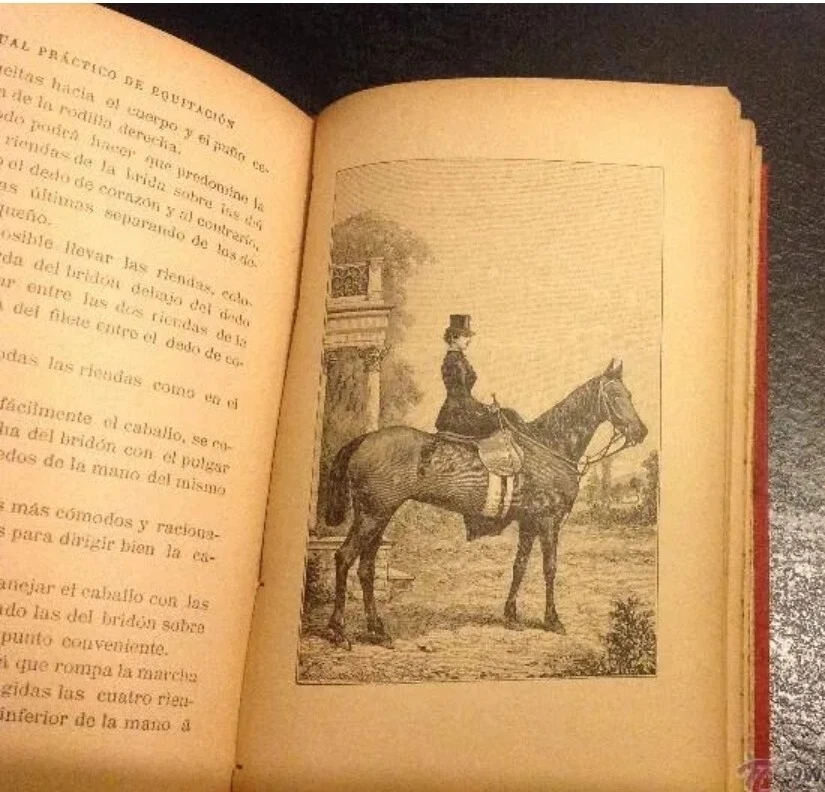 Libro Manual Práctico De Equitación Original 1900 CH. Lebrum Renaud - Imagen 4 de 4