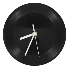 Unfinished Record Shape Wall Clock Wall Hanging Clock Decorative Wall Clock
