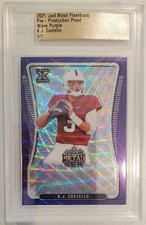 2021 Leaf Metal Flashback Pre-Production Proof Wave Purple KJ Costello RC 1/1