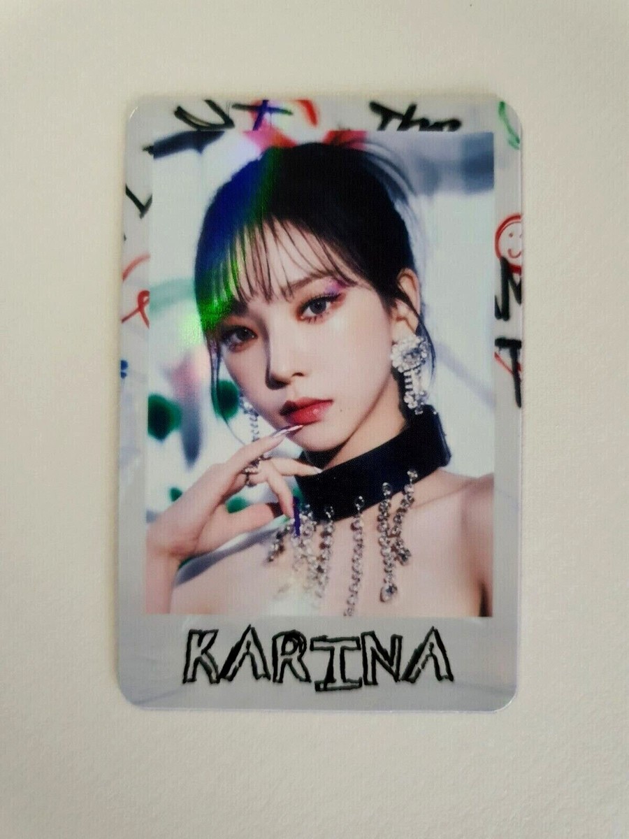 aespa カリナ GOT the beat トレカ STAMP ON IT GOT the beat Stamp On It OFFICIAL MD Photocard Trading Card