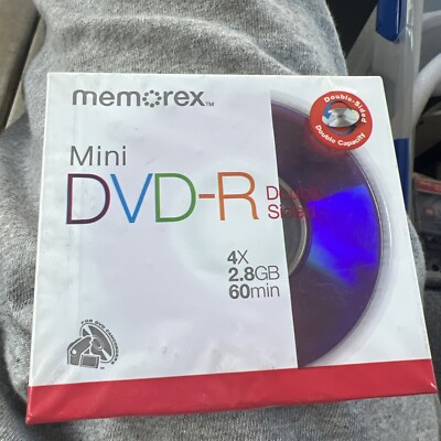 MEMOREX MINI DVD-R, DOUBLE SIDED, 4X 2.8GB 60 MIN | eBay