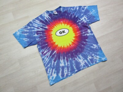 Vintage Soccer Shirt (XL) 90s Goalkeeper Tie Dye Pattern 