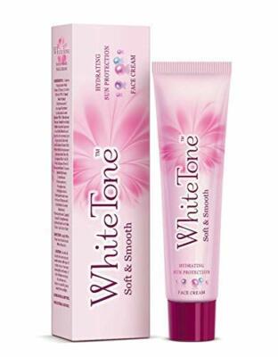 White Tone Soft & Smooth Hydrating Sun Protection Face Cream -15/25/50Gm -Free S