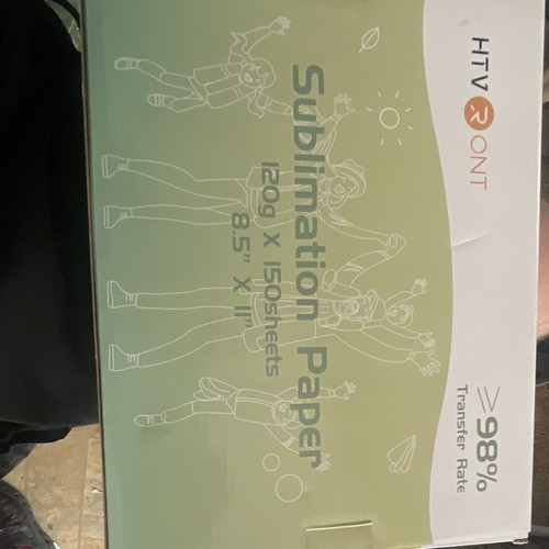 HTVRONT Sublimation Paper 120g 150 Sheets 8.5" x 11" Transfer Paper