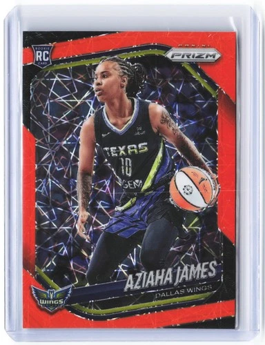 2025 Panini WNBA Prizm Aziaha James #83 Orange Velocity RC Dallas Wings