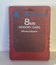 Sony Playstation 2 PS2 Official OEM MagicGate 8mb Memory Card Genuine Sony