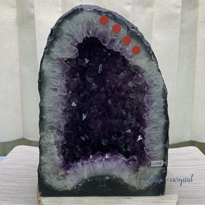 24LB Natural Amethyst Cathedral English Cluster Crystal Specimen Healing