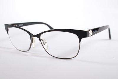 Max and Co Brille 8 Damen Schwarz Vollrand Metall Eyewear Brillengestell 52mm