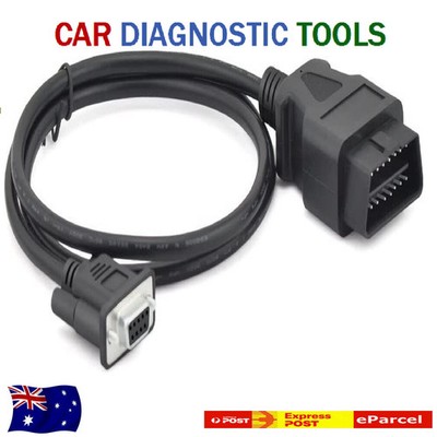   DB9 9Pin RS232 Female to 16Pin OBD2 Male Diagnostic Adapter Cable