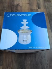 Cookworks 3 Tier Chocolate Fountain Silver New In Box