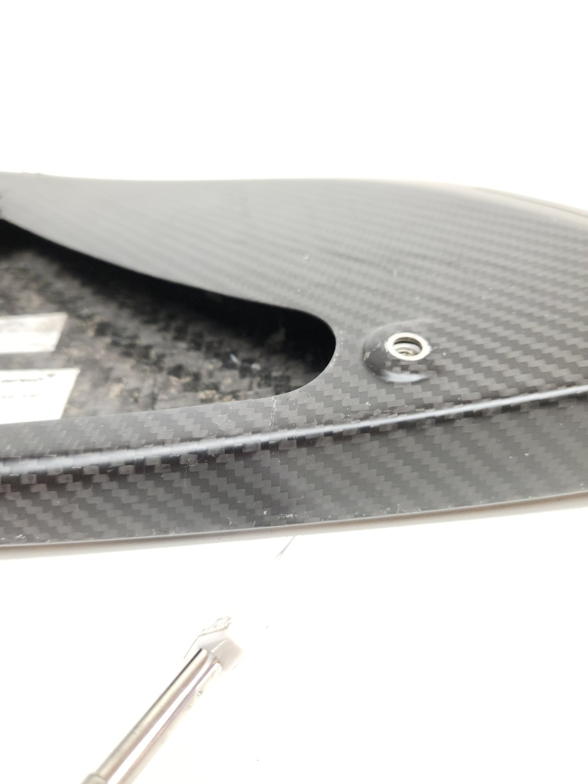 2015-2017 MCLAREN 675LT FRONT LEFT SIDE BUMPER SPLITTER TRIM COVER MOULDING 