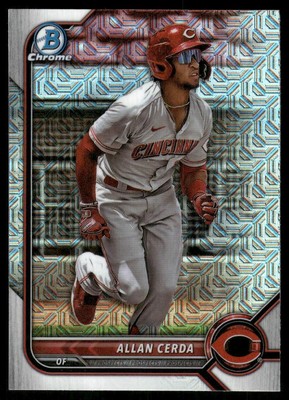 2022 Bowman Draft #BDC-22 Allan Cerda Chrome Asia Refractor