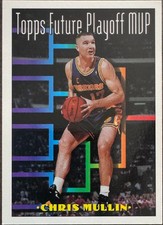 1993 Topps #209 - Chris Mullin Topps Future Playoff MVP - Golden State Warriors
