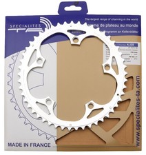 Specialites TA Alize Outer Chainring 49T 130 BCD 10-9s 5 Bolt Polished NOS NEW