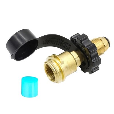Propane Tank Adapter with Check Valve Prevents Leaks for Secure Link Gas Systems