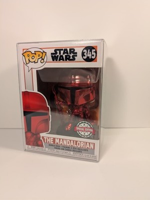 Funko POP! Star Wars The Mandalorian #345 | Red Chrome | Special Edition
