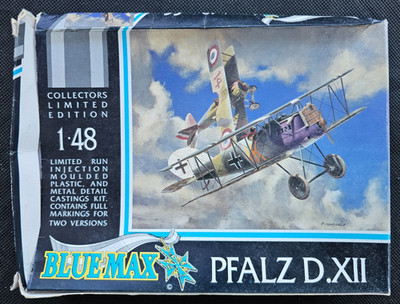 bx107/ BLUE MAX - Pfalz D.XII    1:48   TOPP BAUSATZ - RARITÄT