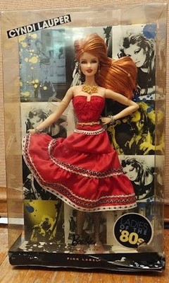 Barbie Collector Cyndi Lauper Ladies of the '80s Doll Pink Label Mattel #R4460