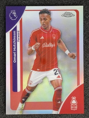 Omari Hutchinson Nottingham Forest 2025-26 Topps Chrome Premier League