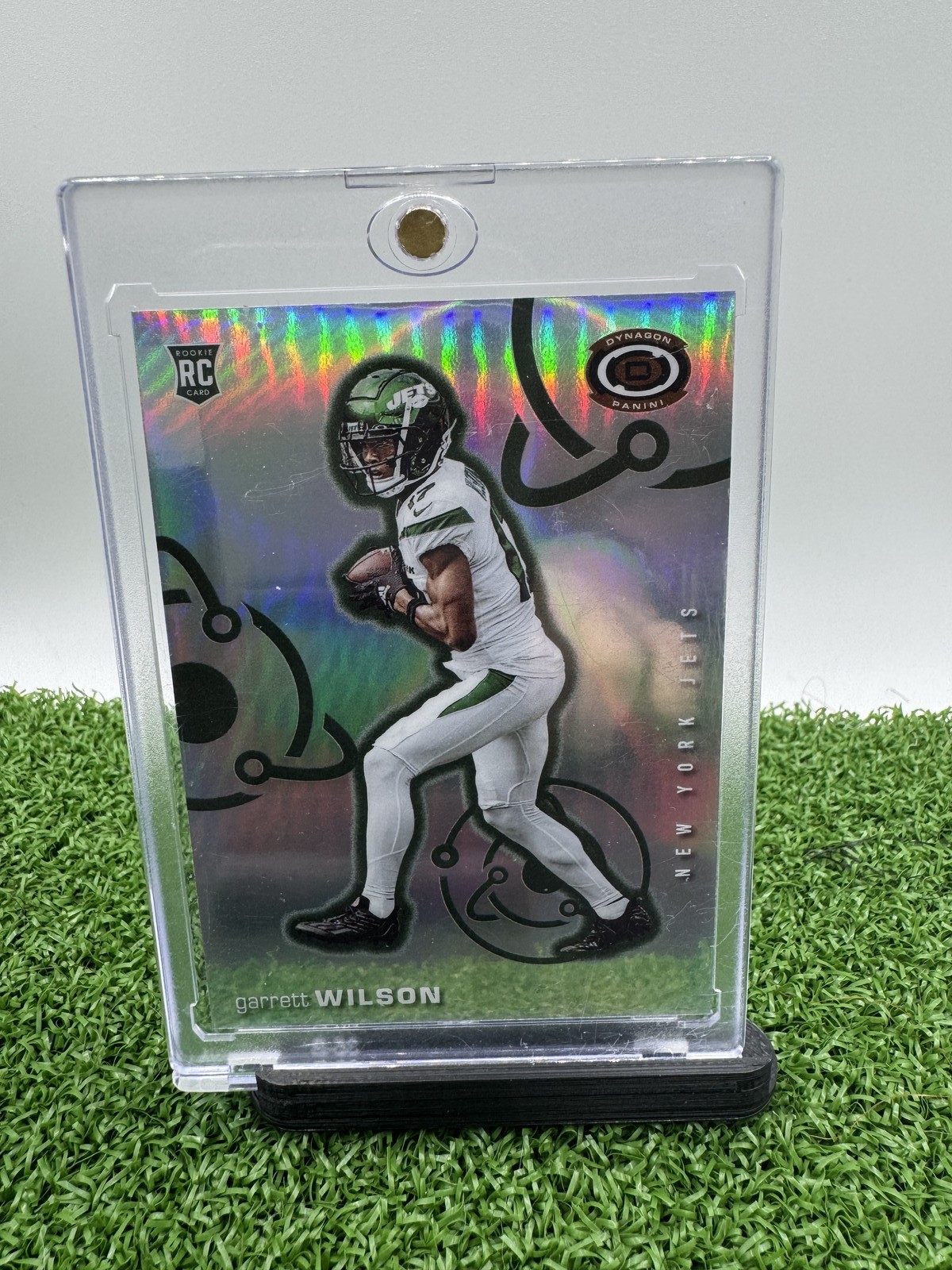 2022 Panini Chronicles #D-8 Garrett Wilson Dynagon Rookies Silver