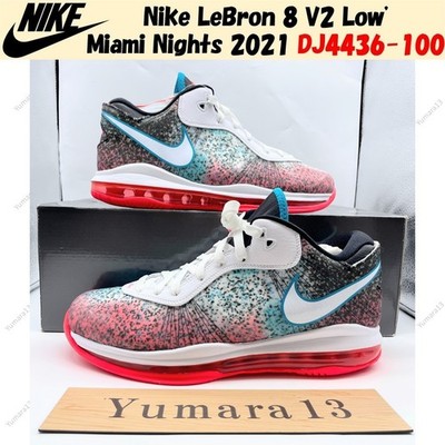 Nike LeBron 8 V2 Low'Miami Nights 2021 DJ4436-100 Men's Size | eBay