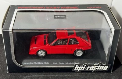 HPI RACING 969 LANCIA DELTA S4 RALLY PLAIN COLOR RED 1:43 - Photo 1/4