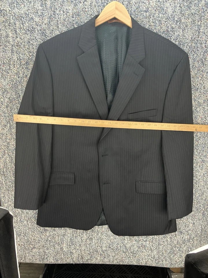 Traje Michael Kors Hombre Lana 2 Piezas 46R Chaqueta 38x32 Pantalones Cónicos Foto 3 de 4