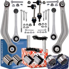 FEBI+MEYLE+LEMFÖRDER QUERLENKER SATZ 16tlg. HINTEN passend für BMW 5 E60 6 E63