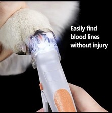 Pet Nail Clipper with LED Light Dog Cat Grooming Scissors Tool