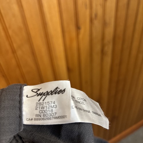 Supplies by Union Bay pantalone uomo XL coulisse vita caviglia grigio - Foto 6 di 9