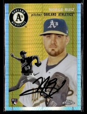 2023 Topps Chrome Platinum #101 Norge Ruiz Prism Refractors Rookie card