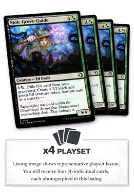 Stoic Grove-Guide X4 - [Lorwyn Eclipsed] MTG PLAYSET NM