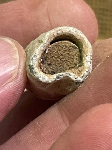 Dug Relic Fired Civil War Plug Base Enfield Bullet With Plug Allatoona Pass Ga.