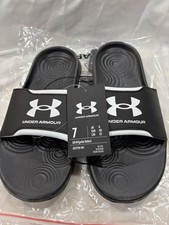 Under Armour Ignite Select Slide Sandal - Black / White - New, Men s Size 7