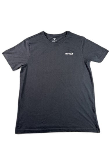 Hurley Graphic Tee XL Black Cotton Crewneck Logo Breathable Lightweight
